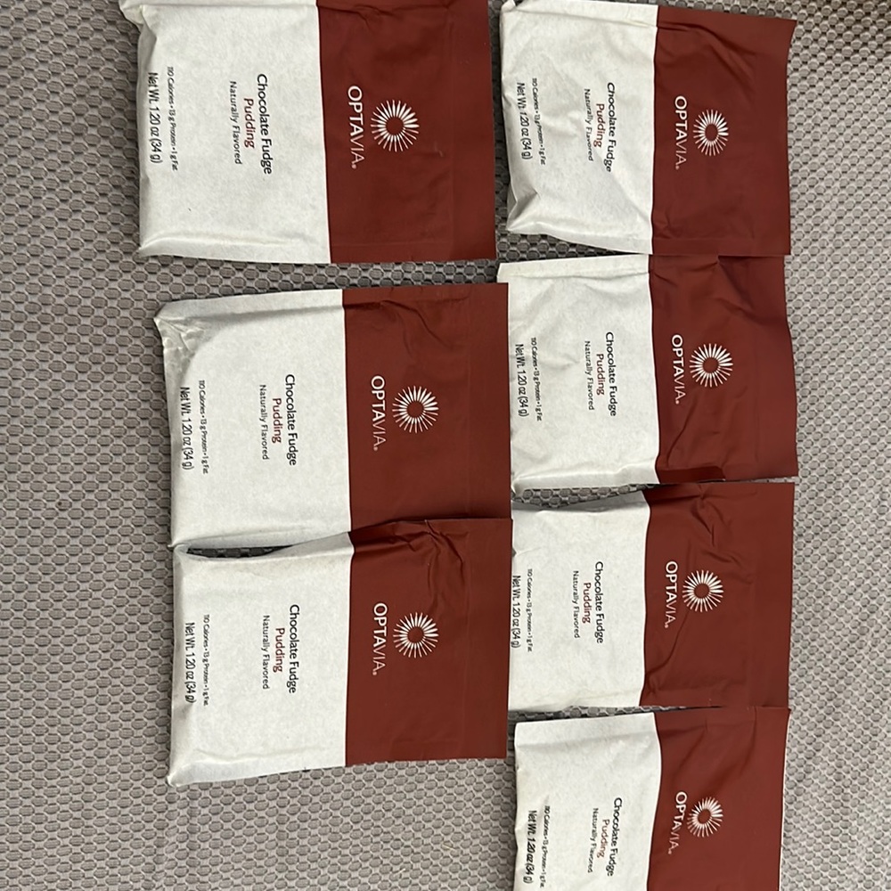 Lot of 7 Optavia chocolate fudge pudding “expired”